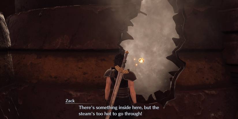 Zack faces hot steam in Crisis Core: Final Fantasy 7 Reunion