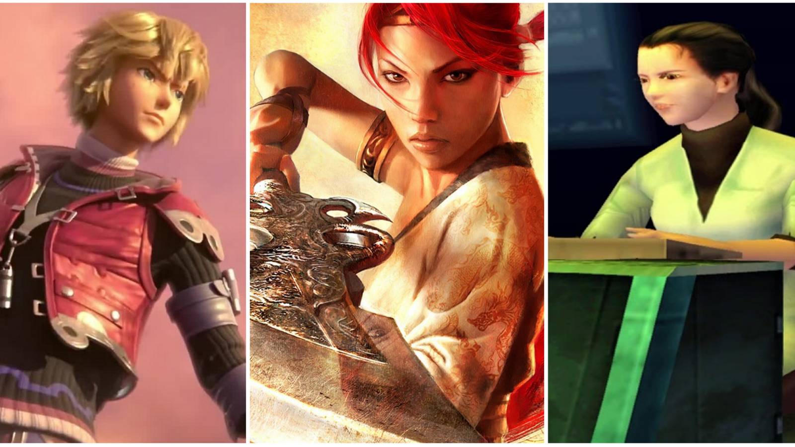 Inexplicable British Accents- Shulk Nariko Naomi Hunter