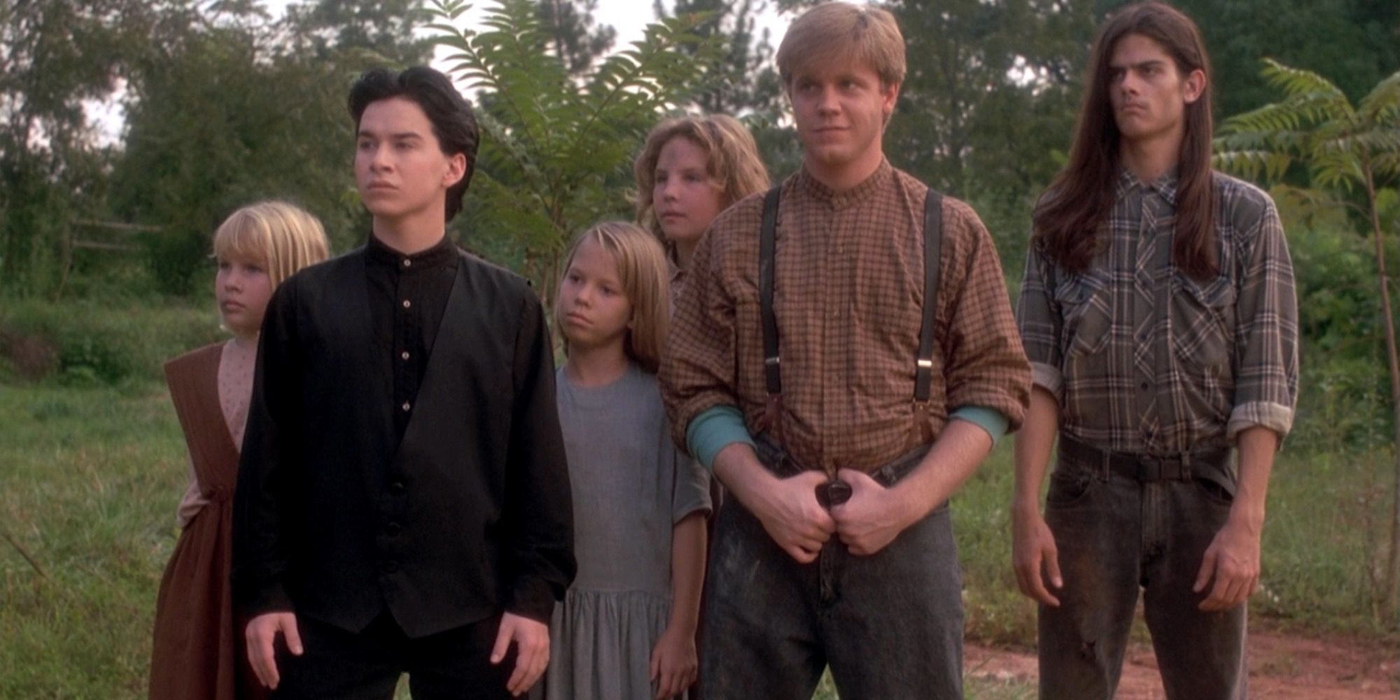 Scenes featuring characters from Children of the Corn 2