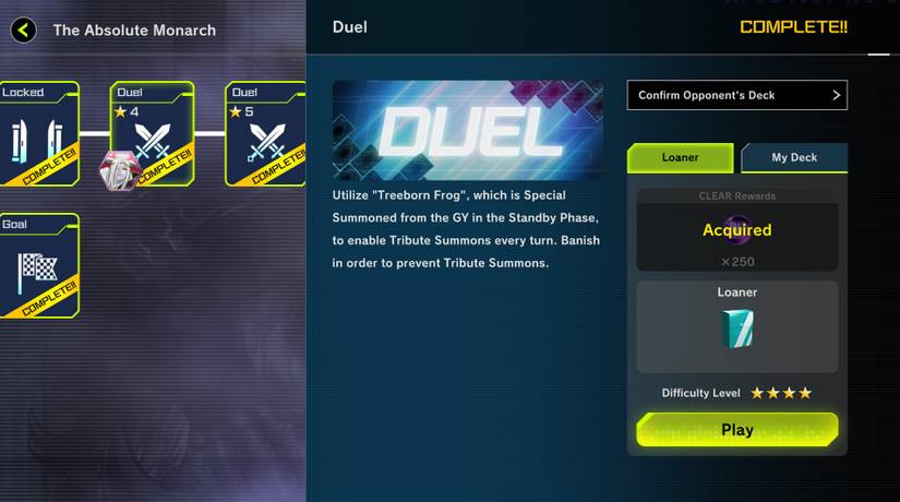 YGO Master Absolute Monarch gate duel 2