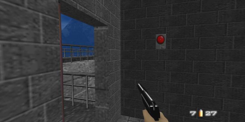 Alarm in Dam mission Goldeneye 007