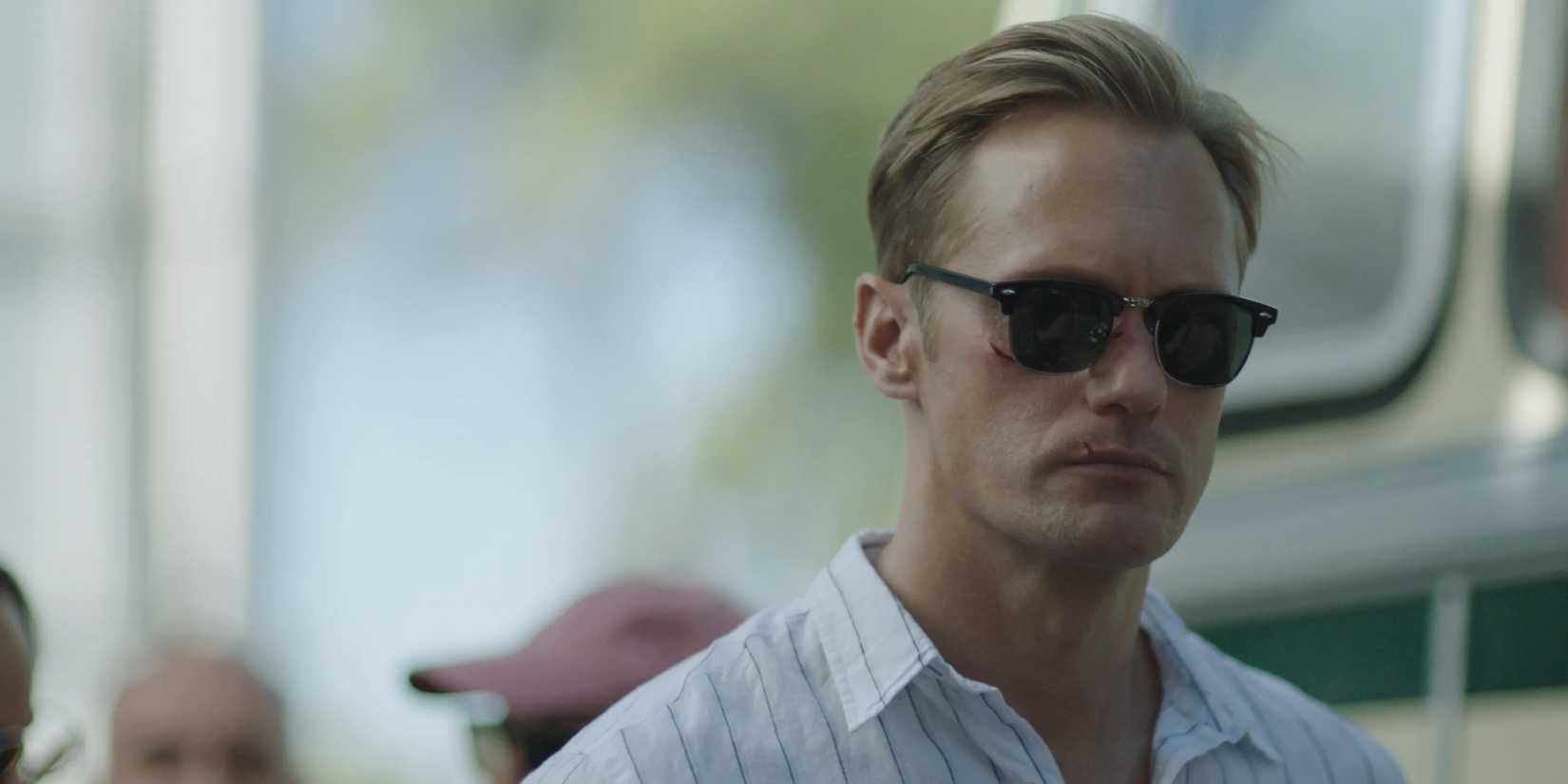 Alexander Skarsgard in Infinity Pool