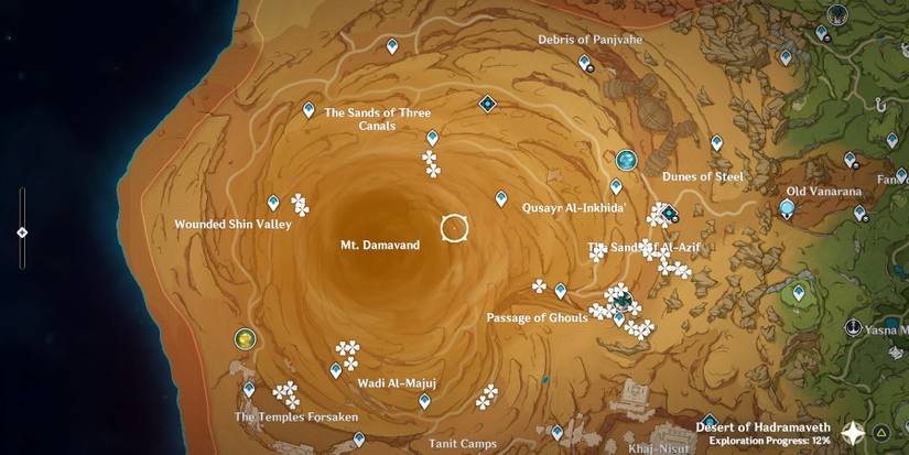 all sand greace location in genshin impact
