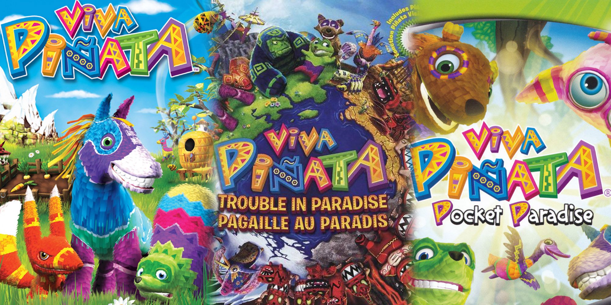 All Three Viva Pinata Games Mentioned With Cover Arts And Game TItles