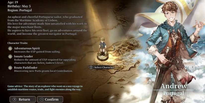 Sailing Era Andrew Character Traits