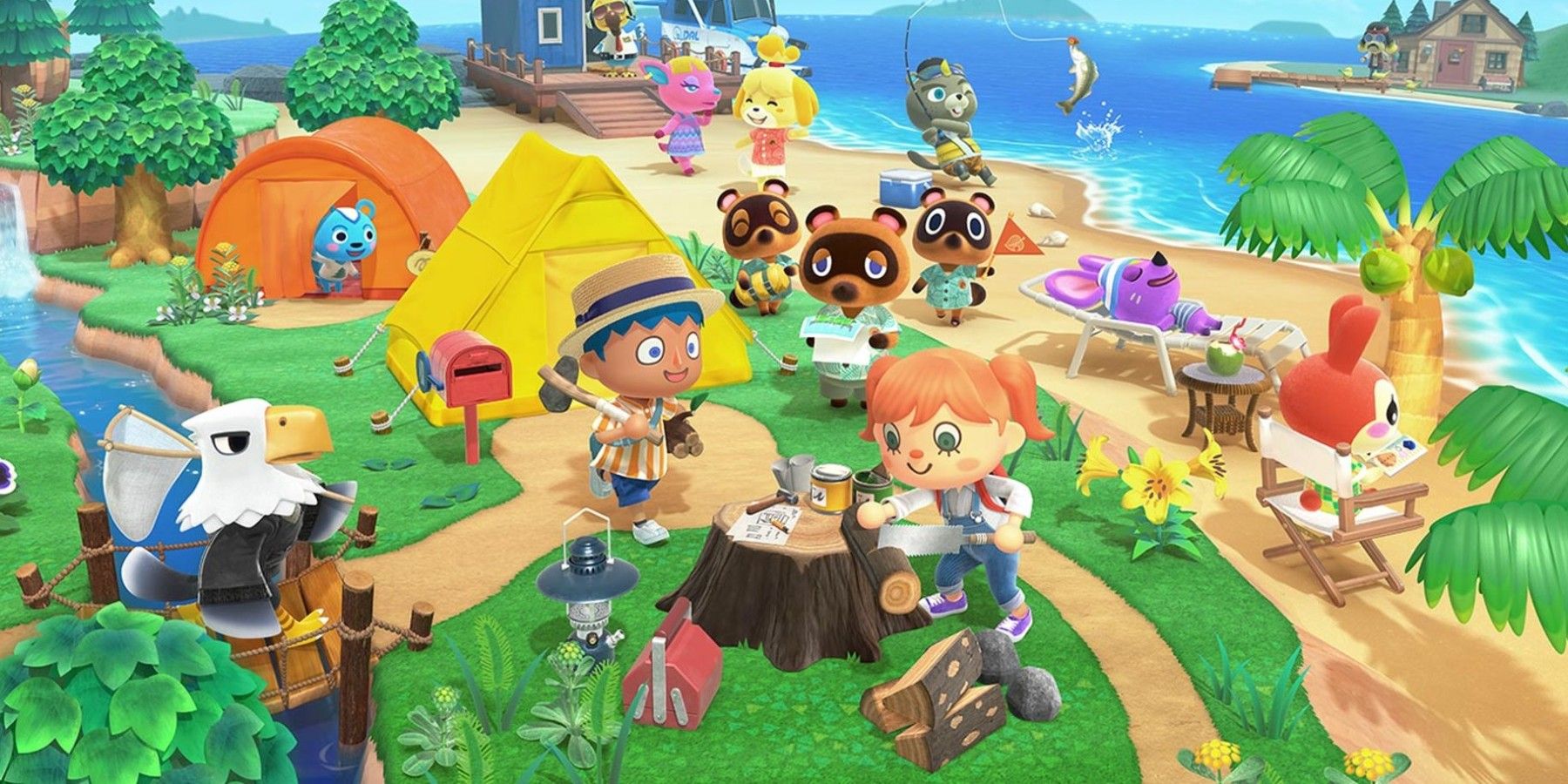 animal crossing new horizons cover art