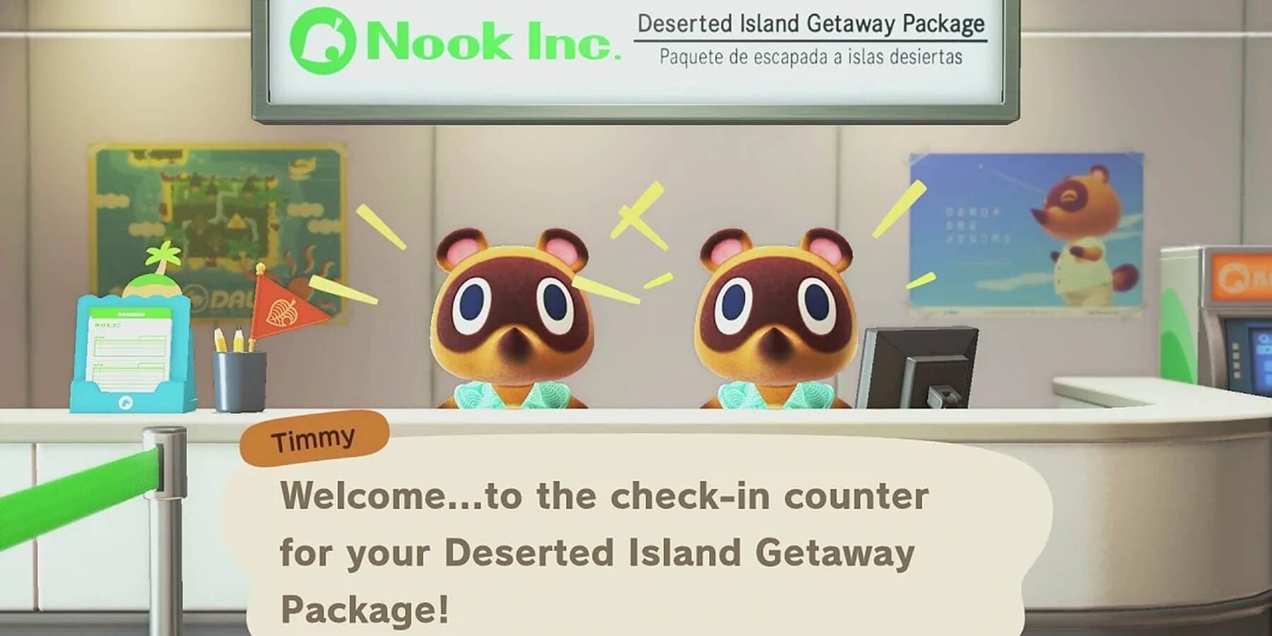 animal crossing new horizons nook inc island package