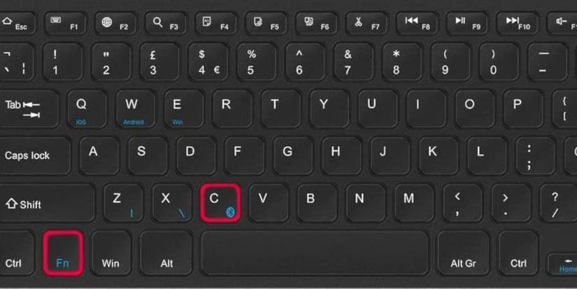 Artdeck bluetooth keyboard Fn and C