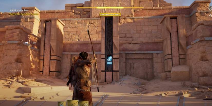 Assassin's Creed Origins Correct Crystal To Shoot