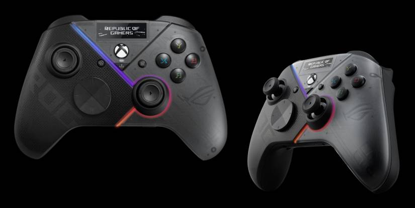 asus rog raikiri pro xbox controller with oled display