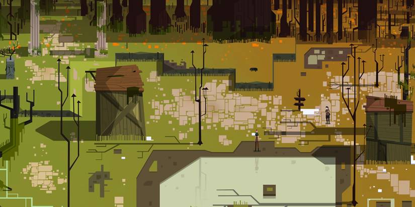 The Witch's House environment in Atone Heart of the Elder Tree