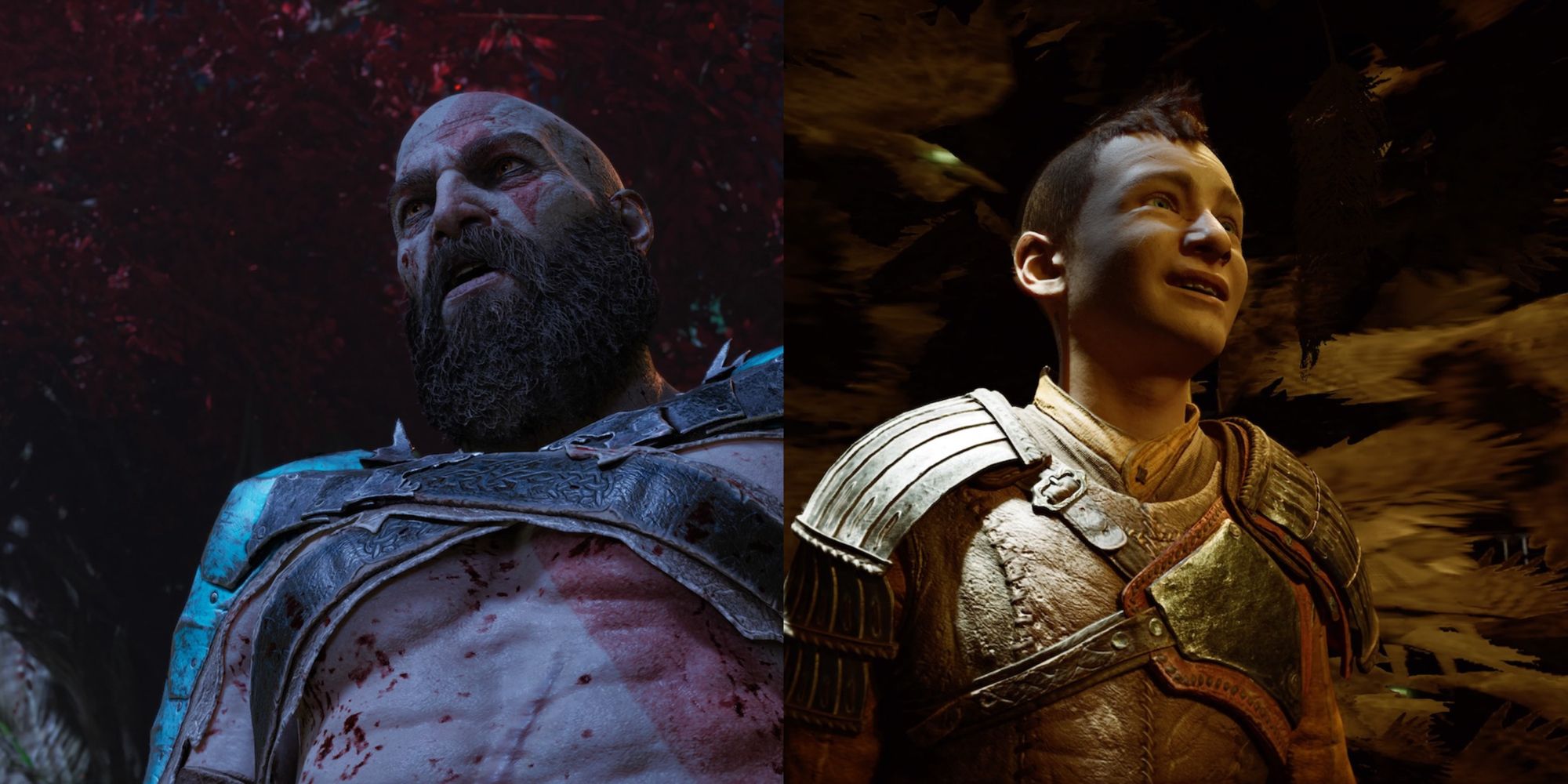 atreus and Kratos split image