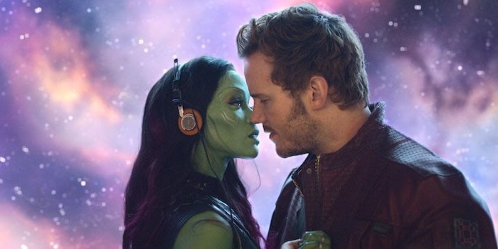 Peter Quill and Gamora in Avengers: Infinity War