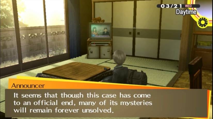 Bad Ending in Persona 4
