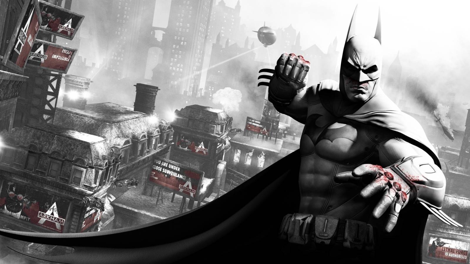 batman arkham city open world superhero genre side content gameplay traversal cape glide