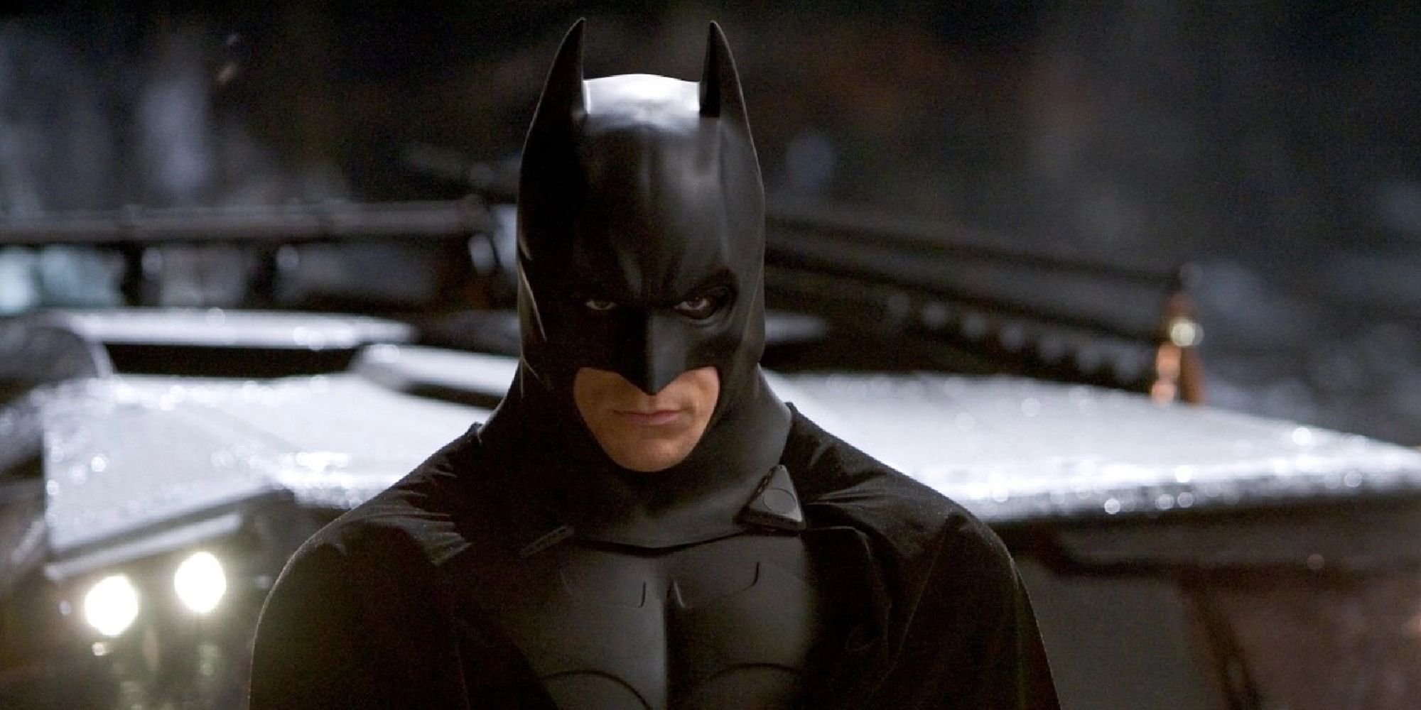 Christian Bale as Batman in Batman Begins