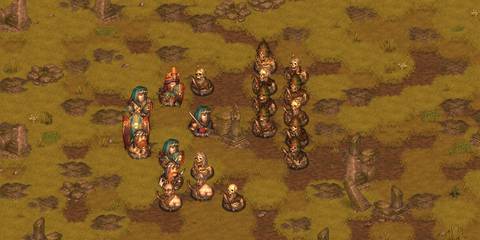 A group of units in Battle Brothers