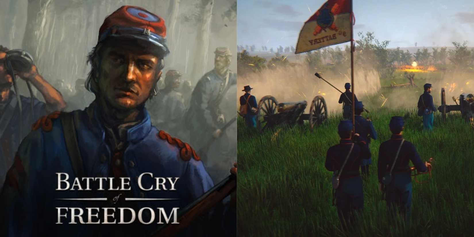 Battle Cry Of Freedom Logo and Gameplay