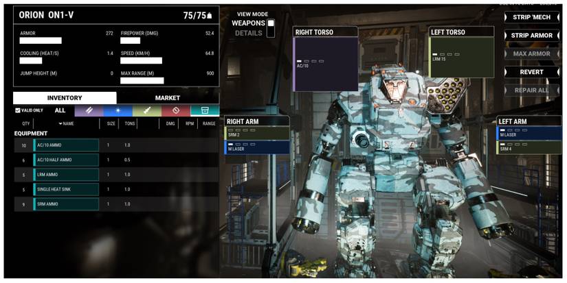 Orion in MechWarrior 5: Mercenaries