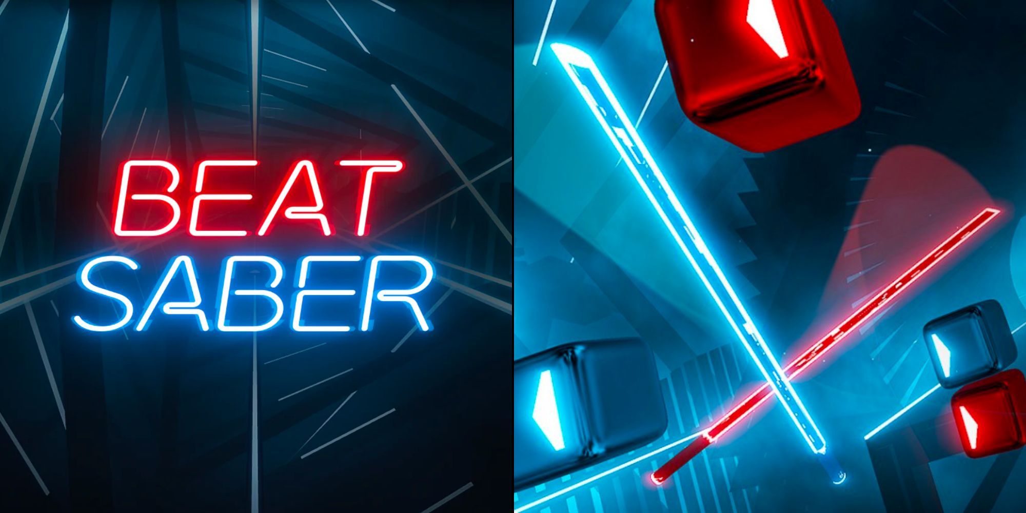 Beat Saber Logo and Gameplay