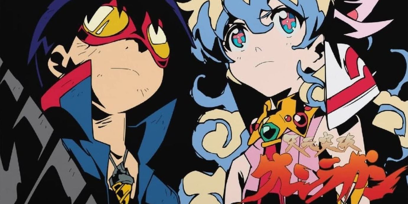 Best Anime Romance- Simon Nia Gurren Lagann 