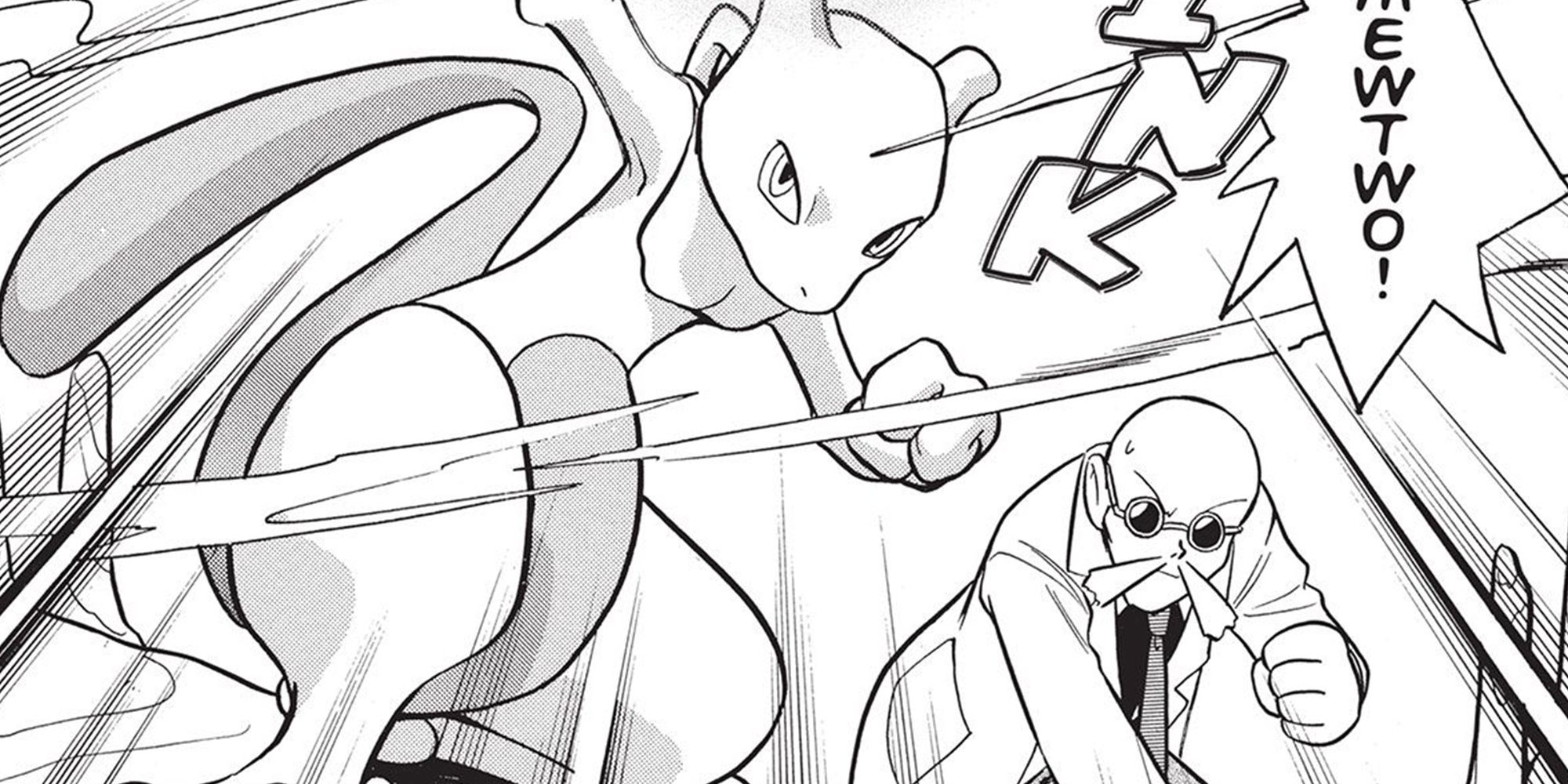Blaine And Mewtwo In The Manga