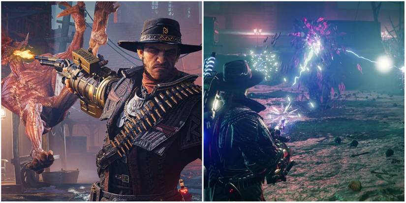 Blaster in Evil West