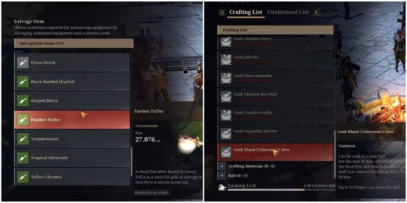 Blessed Unleashed Fishing Usage