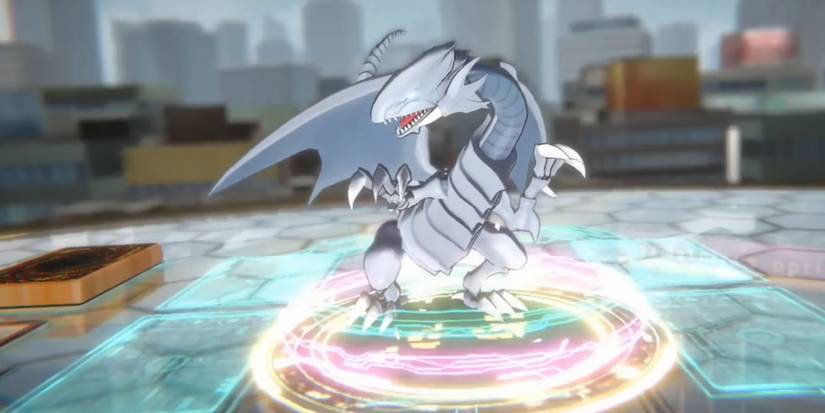 Blue Eyes White Dragon in YuGiOh Cross Duel