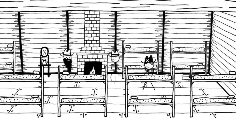 Breadwood Bunkhouse west of Loathing