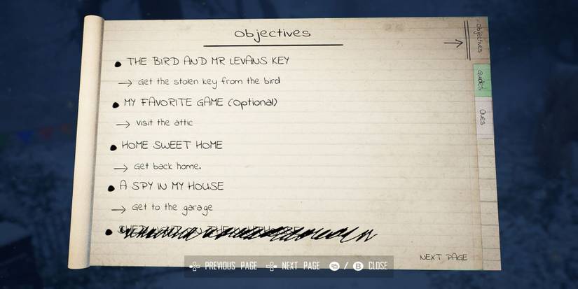 Broken Pieces - Objectives