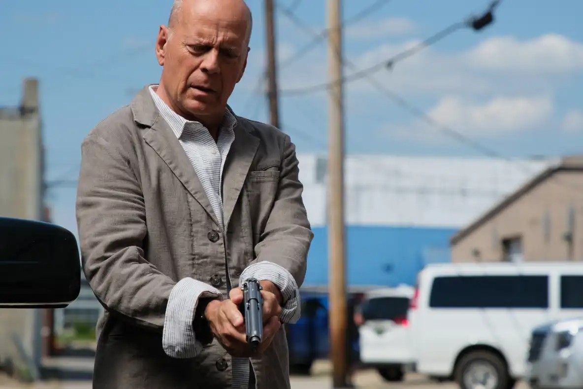 First look online at Bruce Willis' latest Assassin Surfaces movie