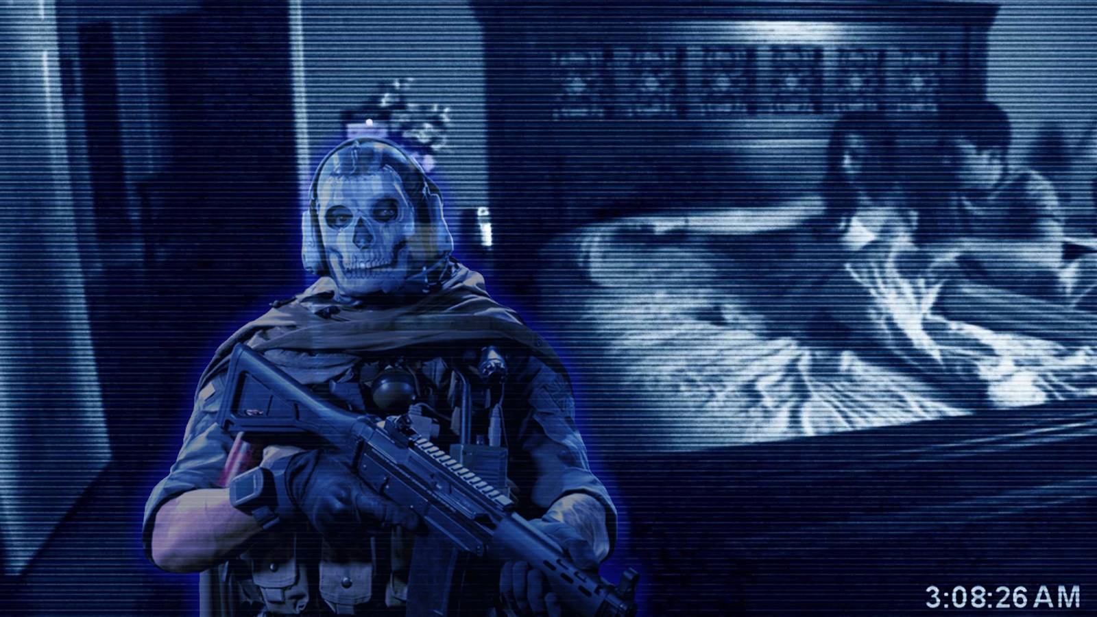 Ghost from Modern Warfare 2 in Paranormal Activity