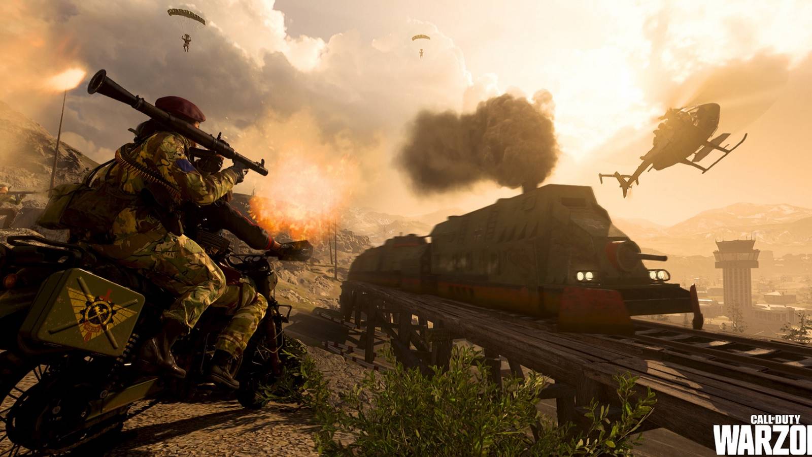 call of duty warzone verdansk map train