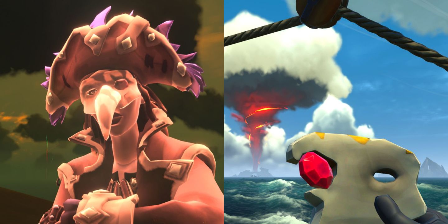 Captain Briggsy and Briggy's mask in Adventure 11 The Secret Wilds in Sea of Thieves