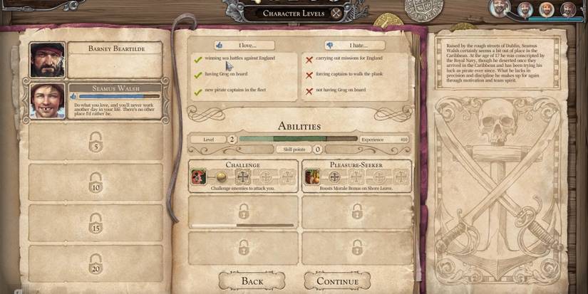 Tortuga - A Pirate's Tale Captain Likes And Dislikes