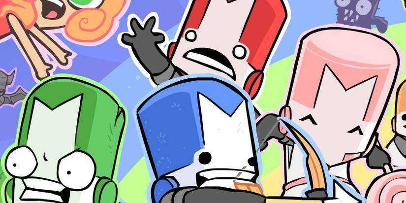castle crashers characters being overrunned