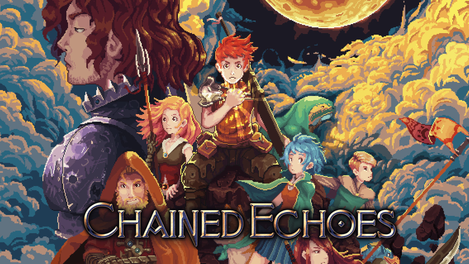 Chained Echoes Pixel Splashscreen