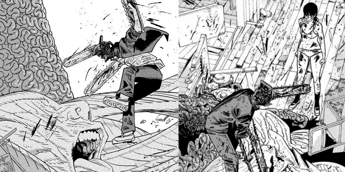 Chainsaw Man Denji Vs. Yoru & Yuko