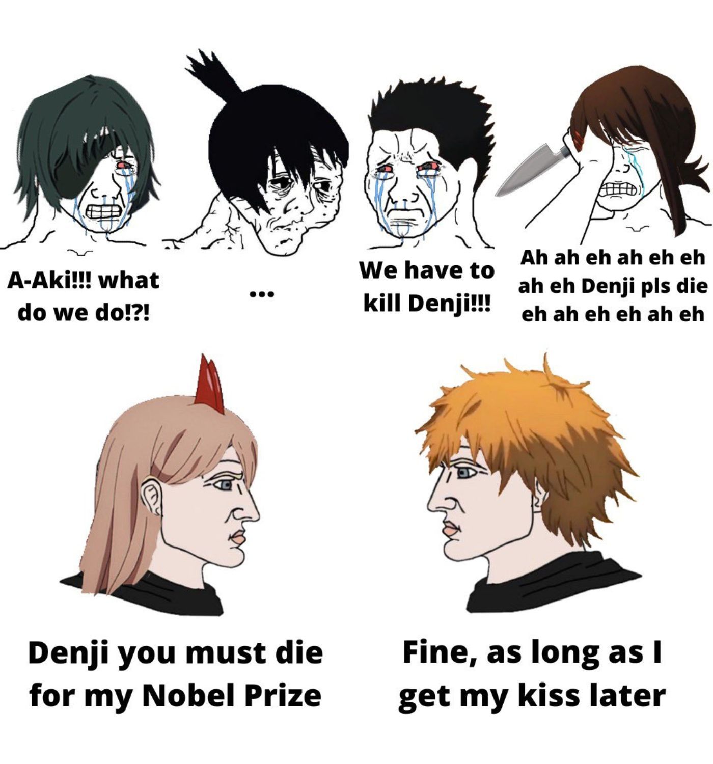 Chainsaw Man Power Nobel Prize Meme