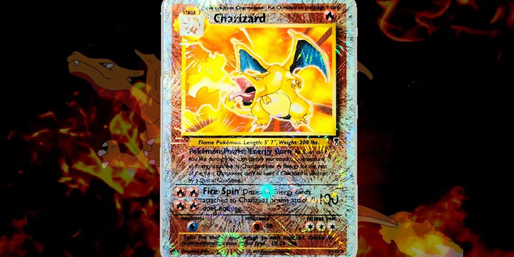 Holo Reverse Charizard Legendary Collection Pokemon Card