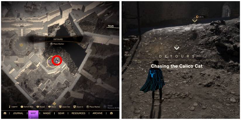 chasing the calico cat detour location in forspoken