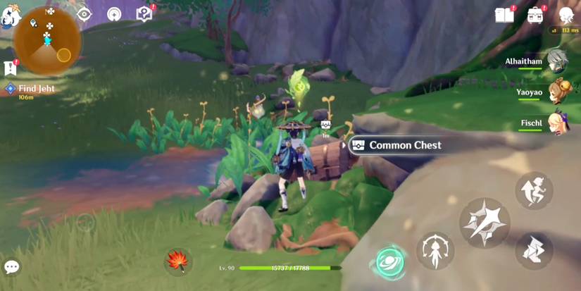 chest and dendroculus location in genshin impact