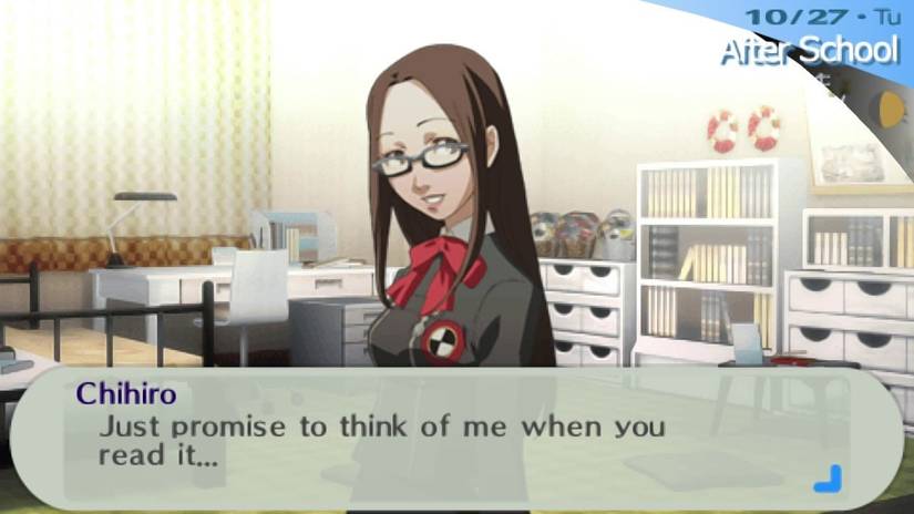 chihiro persona 3 portable romance