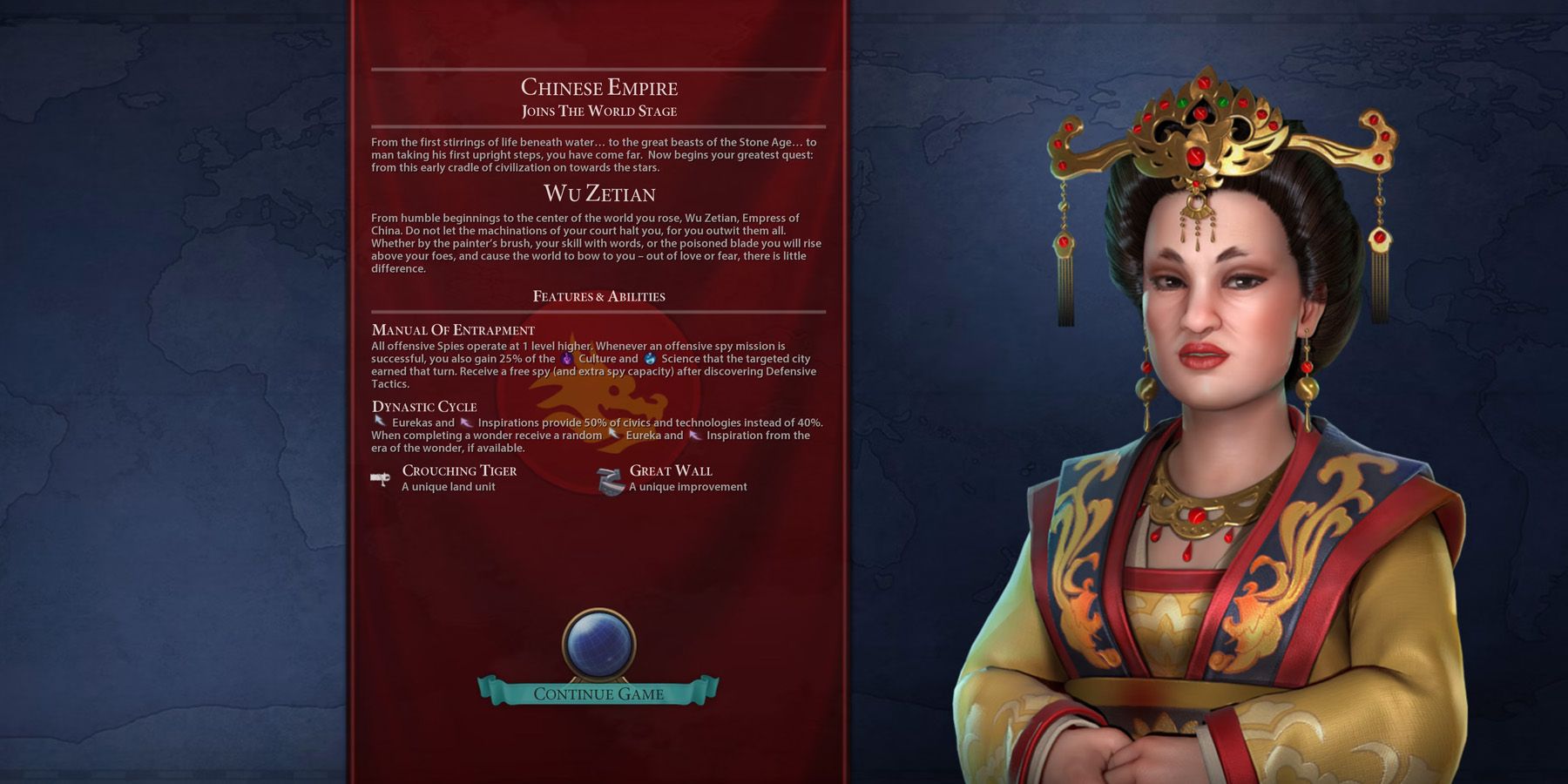 Civ 6 Wu Zetian