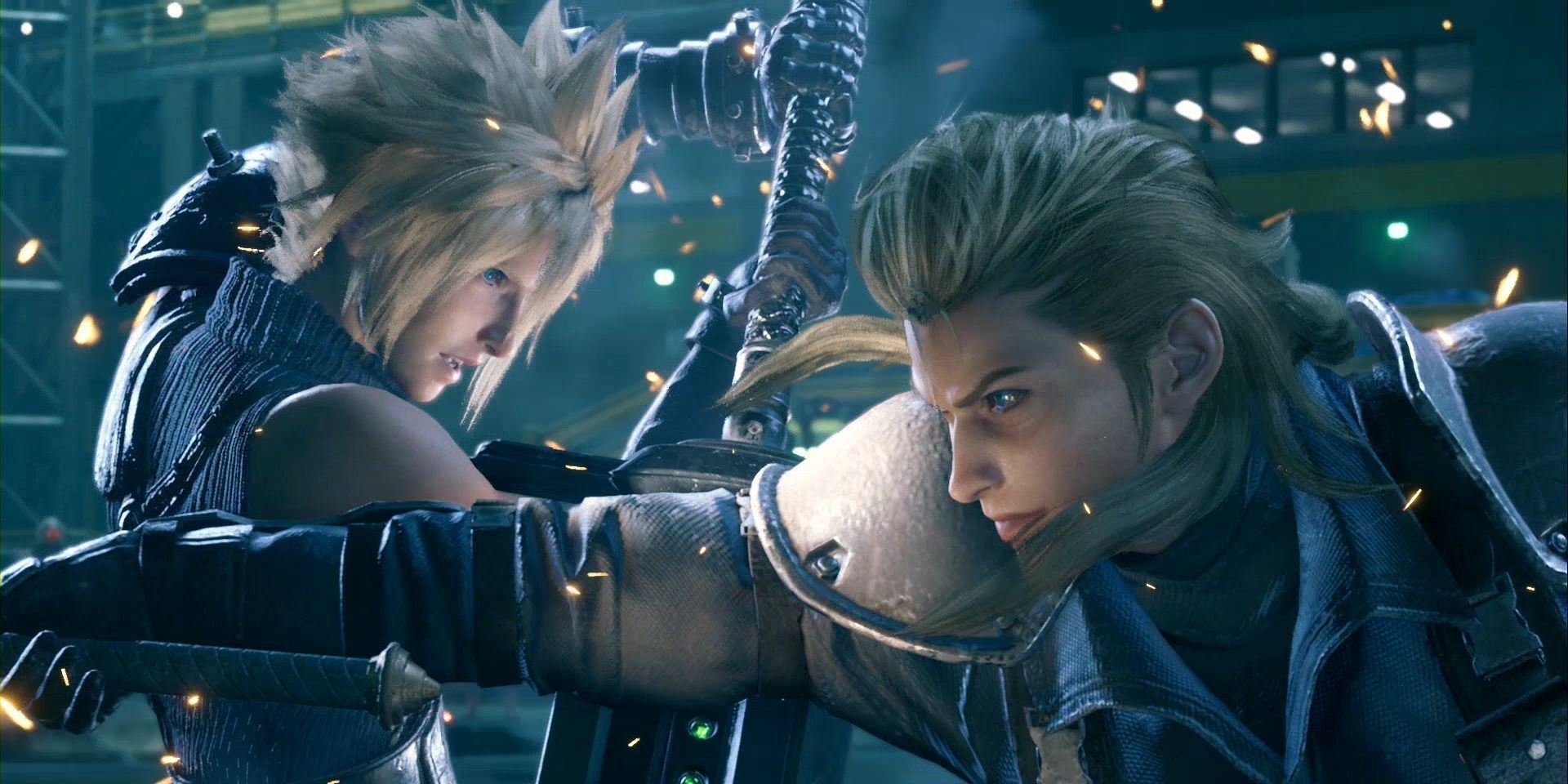Cloud and Roche in Final Fantasy 7 Remake