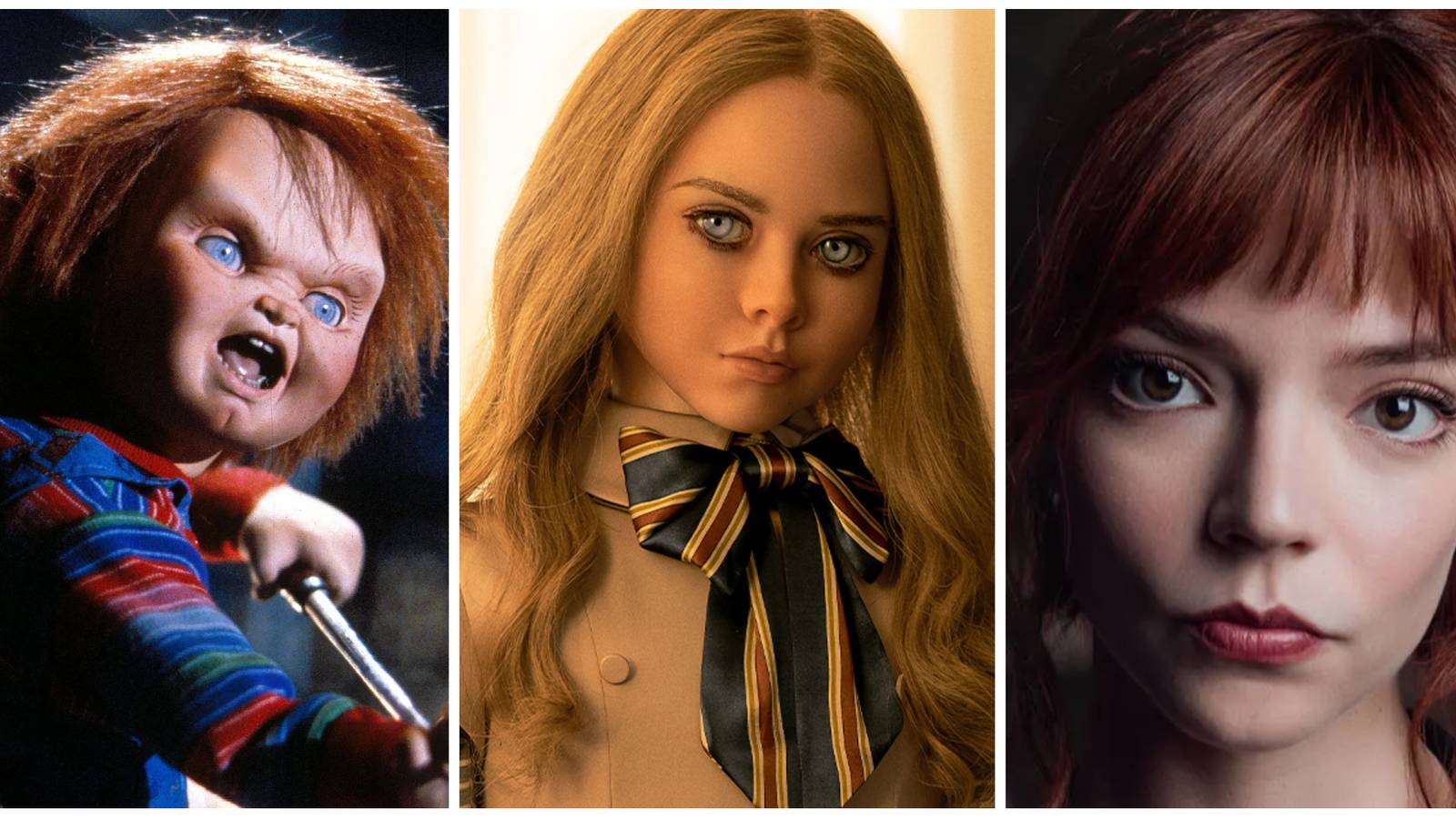 Child's Play Chucky, M3GAN, and The Menu Anya Taylor-Joy