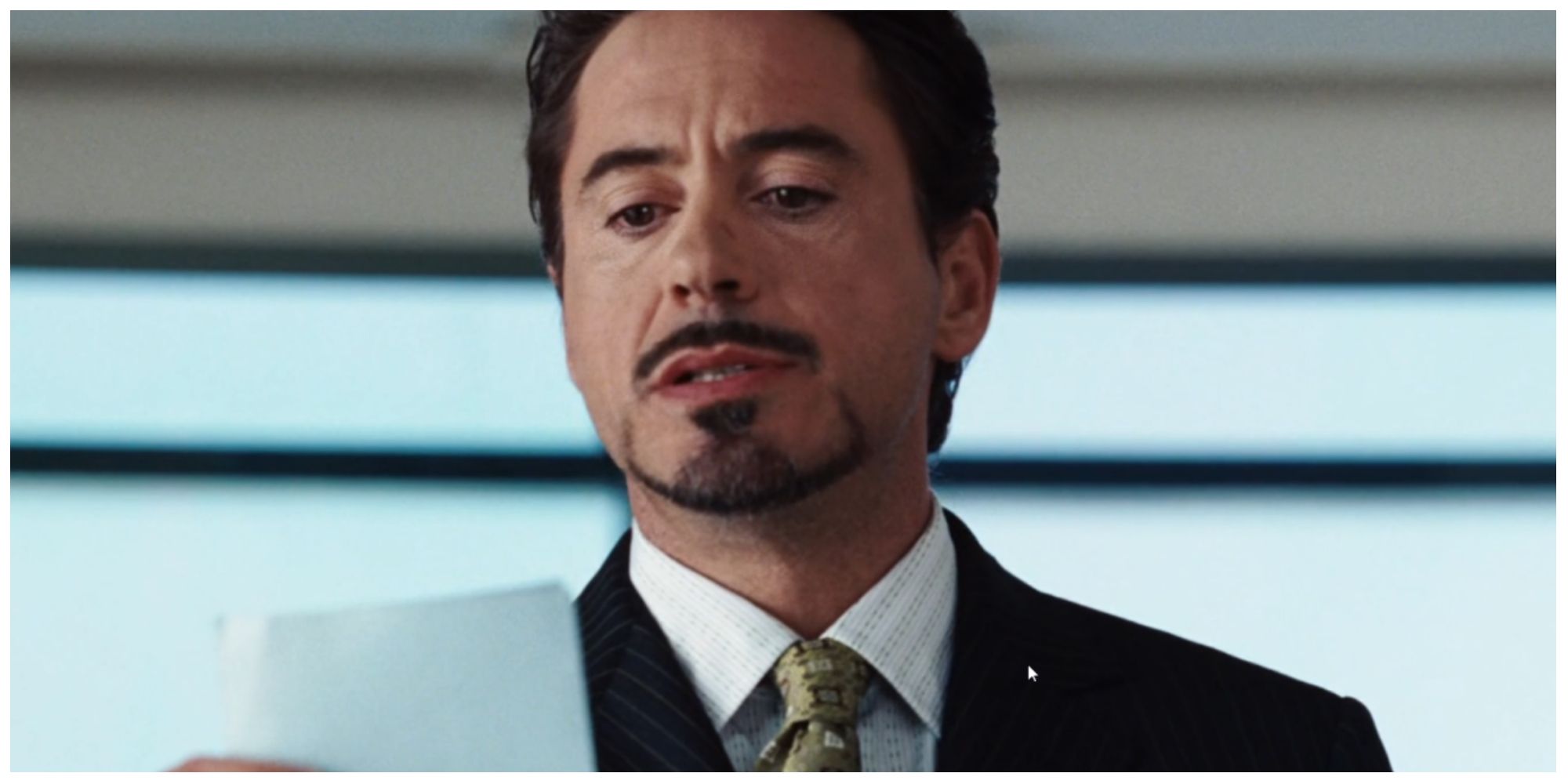 Robert Downey Jr. as Tony Stark, Iron Man.