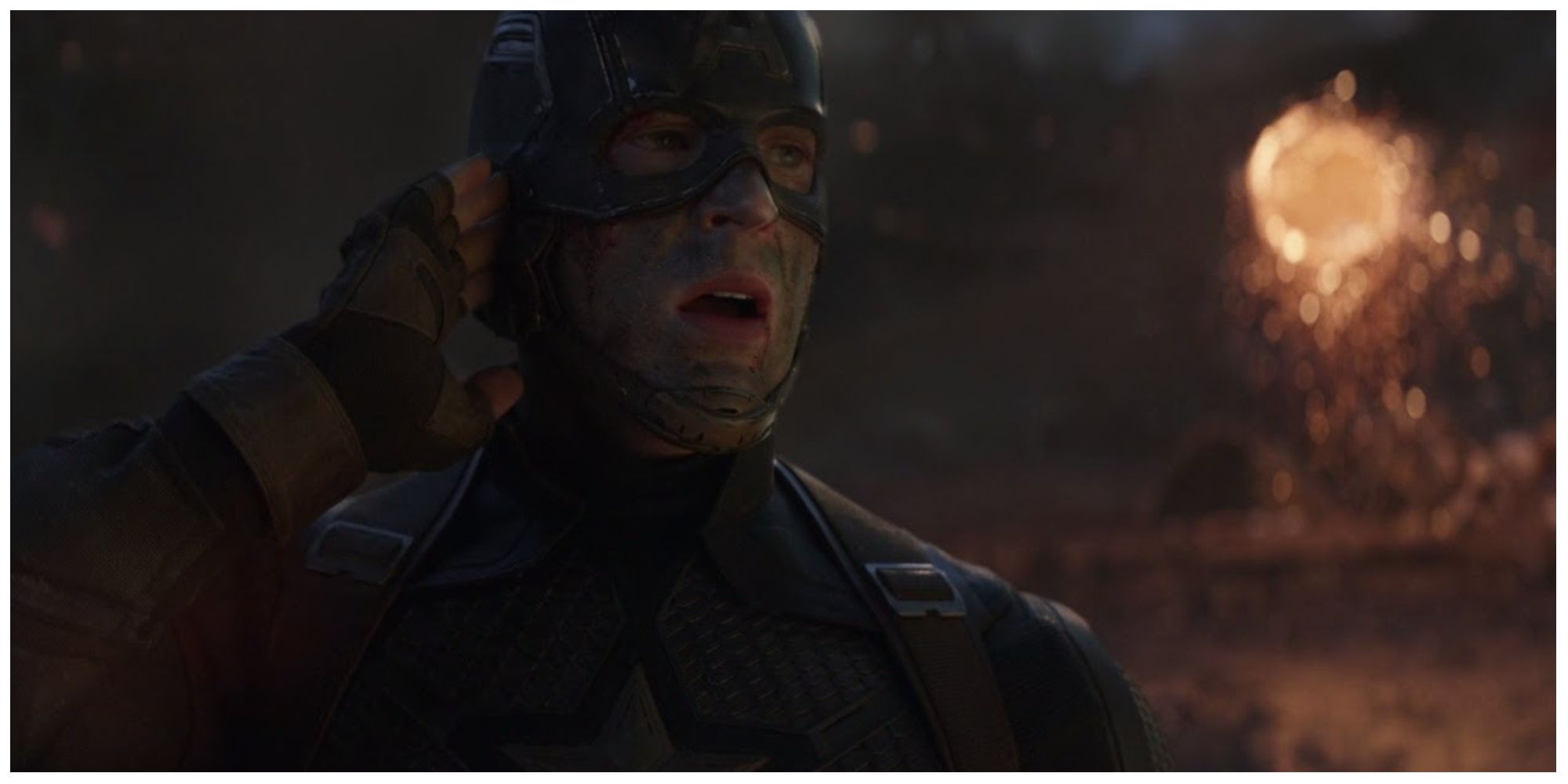 Chris Evans as Steve Rogers, Captain America.