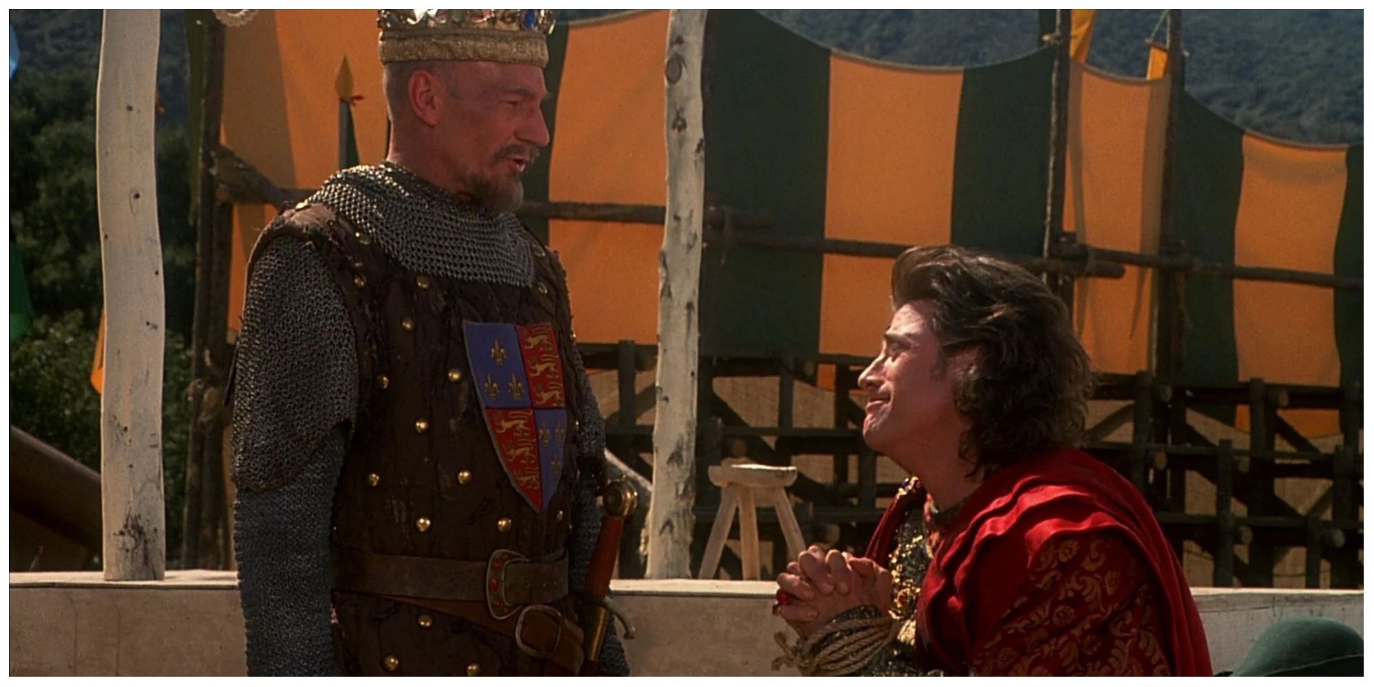 Sir Patrick Stewart as King Richard. Richard Lewis as Prince John.